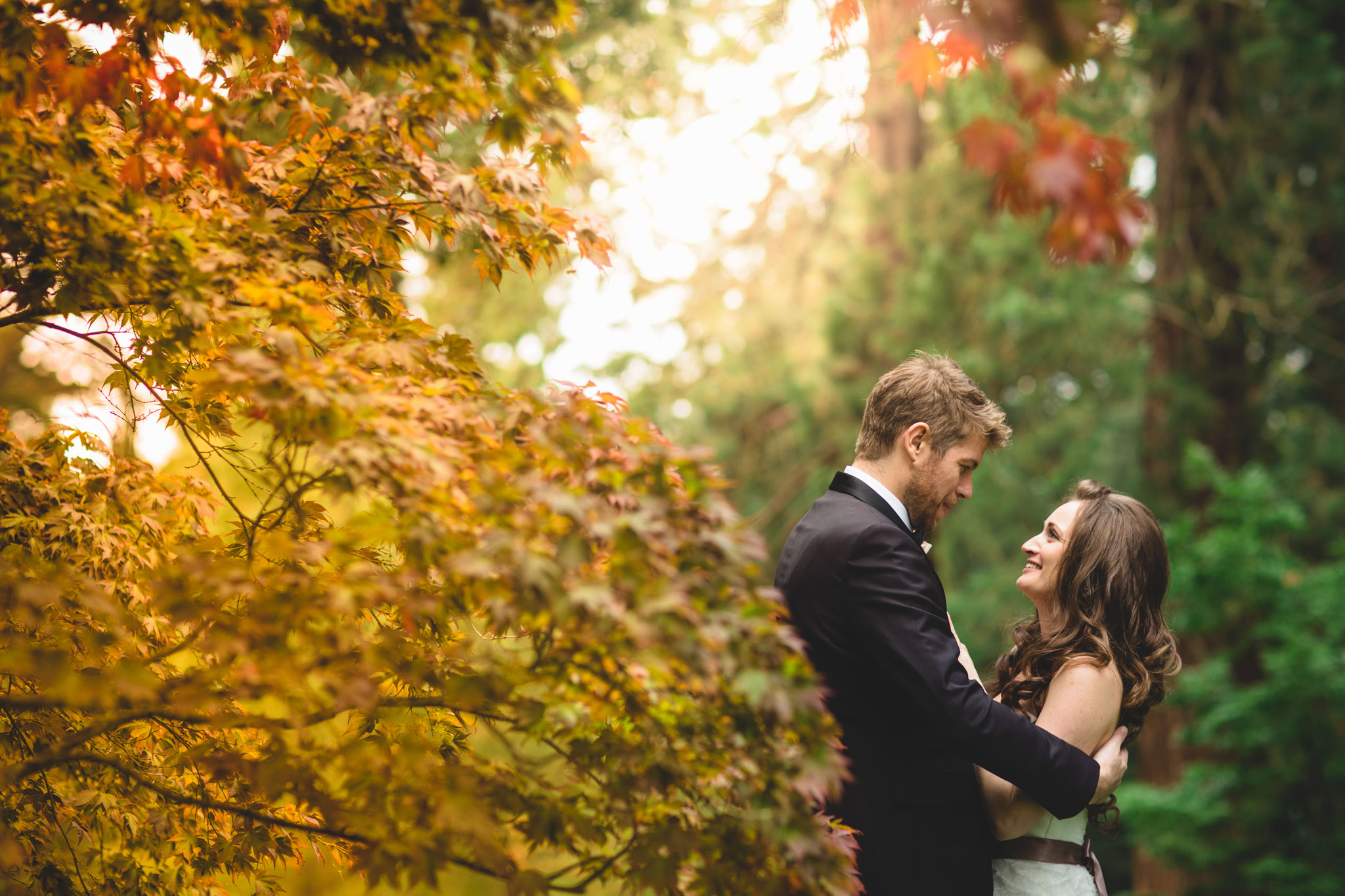 autumn eastnor castle wedding photography